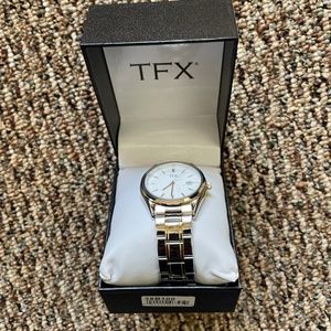 Bulova TFX Collection Men's 2 Tone Stainless Steel Bracelet Watch